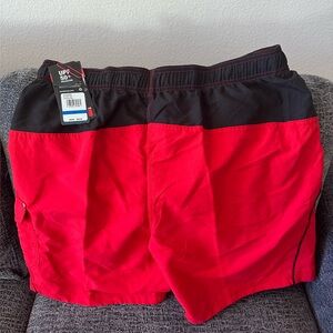 Brand new Speedo swim trunks, red/black XL